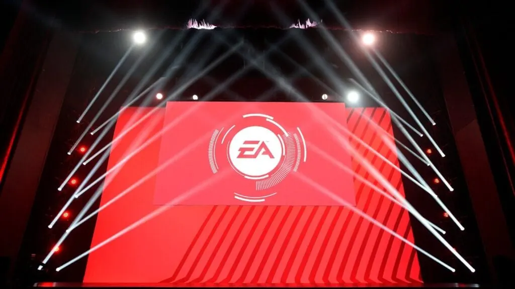 Electronic Arts logo next to Mass Effect artwork symbolizing the closure of BioWare