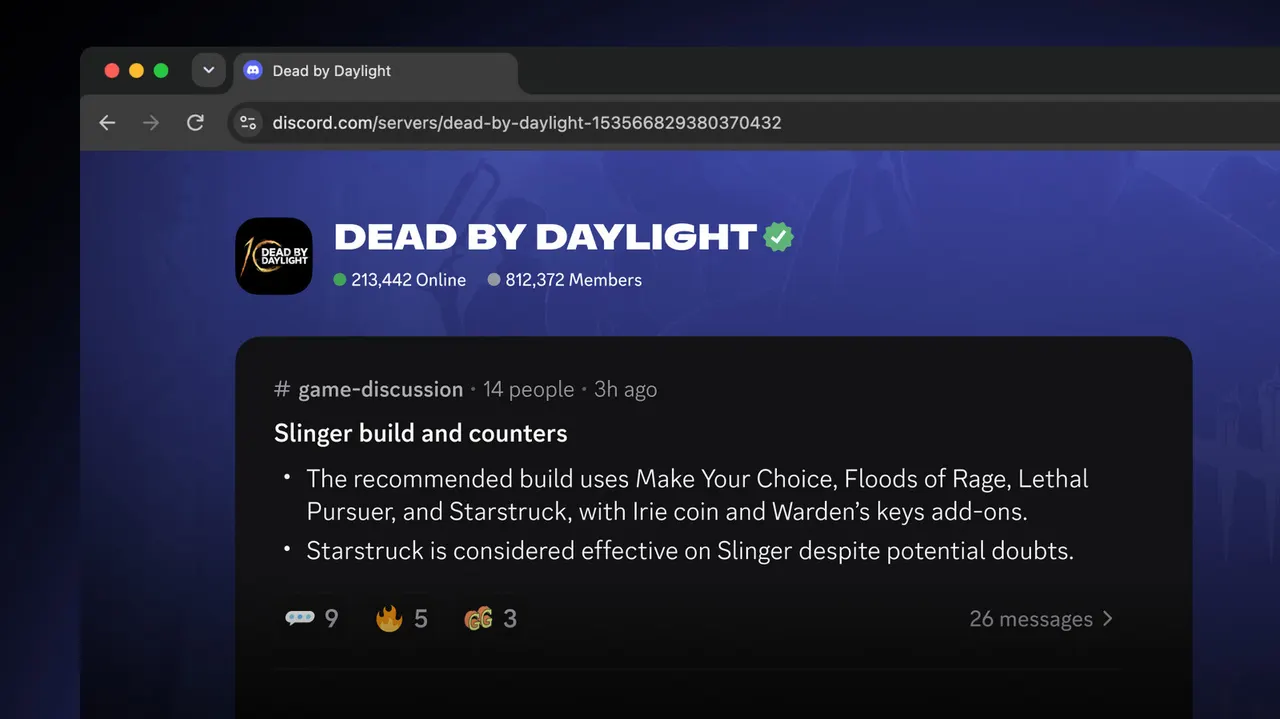 Discord logo on a smartphone screen next to a web search results page.