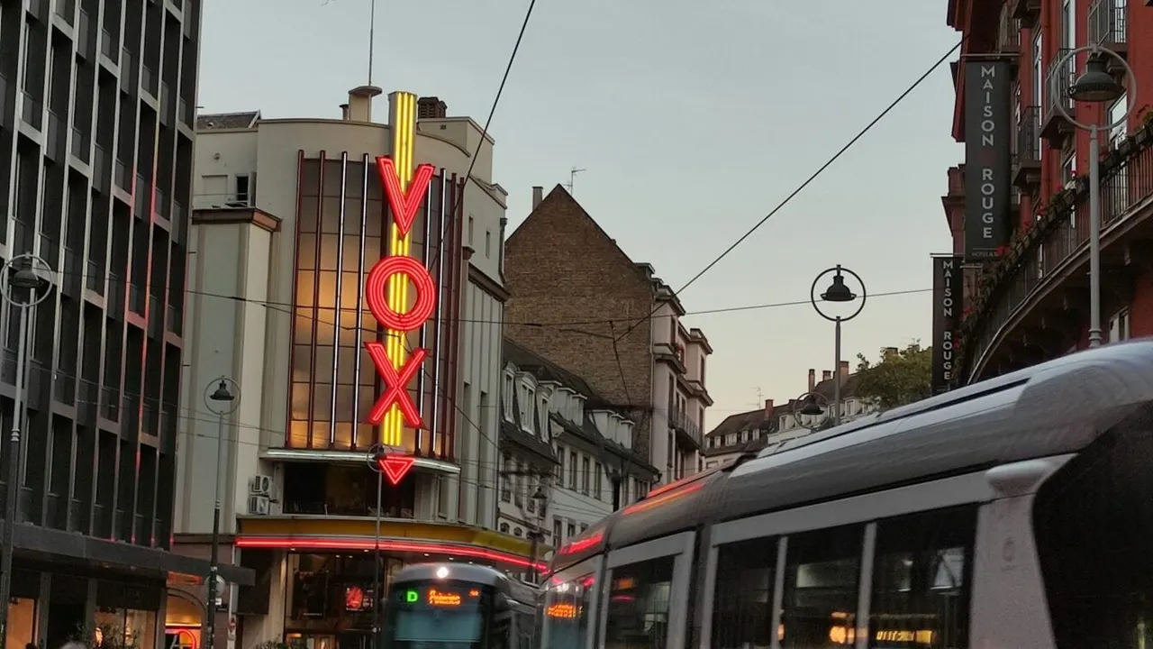 A Strasbourg tram on a city street, symbolizing the data breach affecting the transit operator's customer accounts.