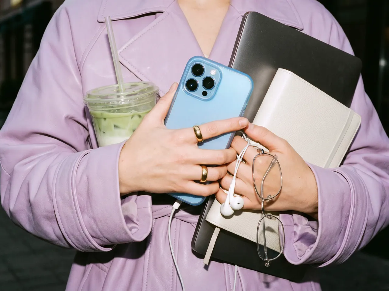 Smartphone showing the MAX messenger with a channel management mini-app for content creators.