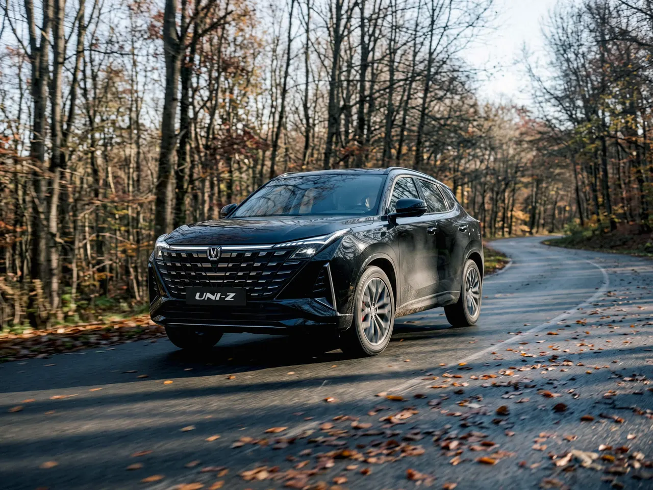 Changan UNI-Z crossover shown ahead of its Russian premiere on 5 November 2026.