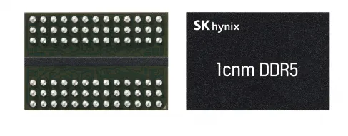 Rows of DRAM memory modules on a production line next to a rising price chart for memory chips.