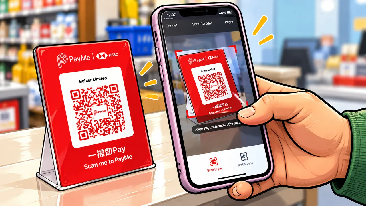 Illustration of stablecoin tokens linking Hong Kong, Japan, the US and South Korea beside a legislative building.